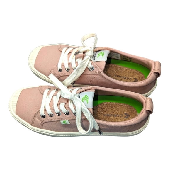 Cariuma Unisex Sneakers Oca Low Top Lace Up Suede Leather Pink W8.5 M7 - Picture 9 of 16